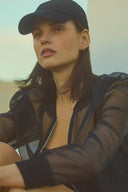 Paula Mesh Cap in Black