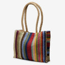 Monterey Paper Straw Tote Bag in Multi - Small
