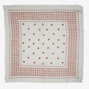 Wyeth Brooks Cashmere Bandana in Cream – white