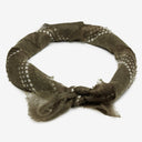 Peters Cashmere Bandana in Green