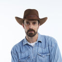 Wyeth Men's Yellowstone Wool Felt Cowboy Hat in Brown, additional view
