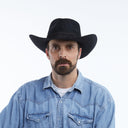 Wyeth Men's Yellowstone Wool Felt Cowboy Hat in Black, additional view