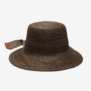 Cassis Raffia Bucket in Brown