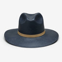 Dalton Paper Straw Sun Hat in Denim Blue