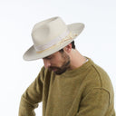 Wyeth Men's Clarke Wool Felt Rancher Hat in Bone – white, additional view