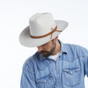 Wyeth Men's Costa Wool Felt Cowboy Hat in Bone – white, additional view