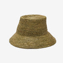 Tali Raffia Bucket in Army Green