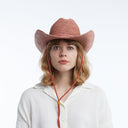 Pippa Raffia Cowboy in Rose