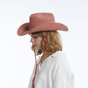 Pippa Raffia Cowboy in Rose