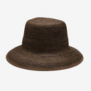 June Raffia Bucket in Brown