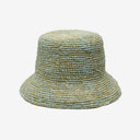 Noa Raffia Bucket in Mint