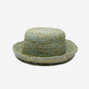 Noa Raffia Bucket in Mint
