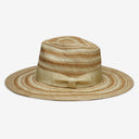 Olena Straw Fedora in Taupe Natural