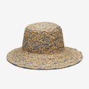 Lark Raffia Bucket in Blue