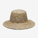 Lark Raffia Bucket in Blue