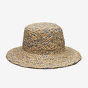 Lark Raffia Bucket in Blue