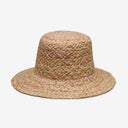 Lark Raffia Bucket in Pink