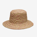 Lark Raffia Bucket in Pink