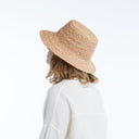 Lark Raffia Bucket in Pink