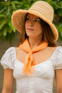 Bali Raffia Bucket in Natural