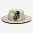 Larz Wool Fedora in Bone