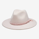 Finn Packable Wool Fedora in Blush