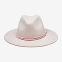 Finn Packable Wool Fedora in Blush