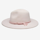Finn Packable Wool Fedora in Blush