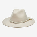 Finn Packable Wool Fedora in Bone