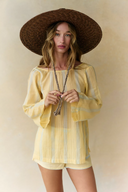 Brie Wide Brim Wheat Straw Rancher in Coffee