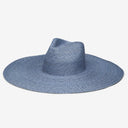 Brie Wheat Straw Hat in Blue