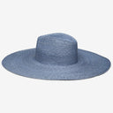 Brie Wheat Straw Hat in Blue