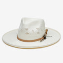 Rey Shantung Pencil Brim in Ivory