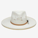 Rey Shantung Pencil Brim in Ivory