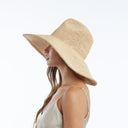 Lina Raffia Sun Hat in Natural