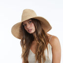 Lina Raffia Sun Hat in Natural