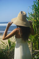 Lina Raffia Sun Hat in Natural