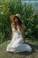 Lina Raffia Sun Hat in Natural
