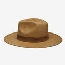 Sutton Paper Straw Fedora in Camel