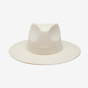 Sutton Paper Straw Fedora in Ivory