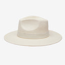 Sutton Paper Straw Fedora in Ivory