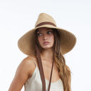 Thea Raffia Sun Hat in Natural