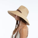 Thea Raffia Sun Hat in Natural