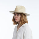 Orion Straw Fedora in Natural