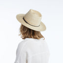Orion Straw Fedora in Natural