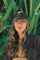 Paula Mesh Cap in Chocolate