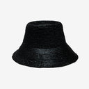 Tali Raffia Bucket in Black