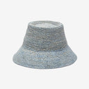 Tali Raffia Bucket in Light Blue
