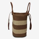 Laguna Fabric Basket Bag in Chocolate