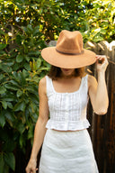 Winona Packable Panama in Honey